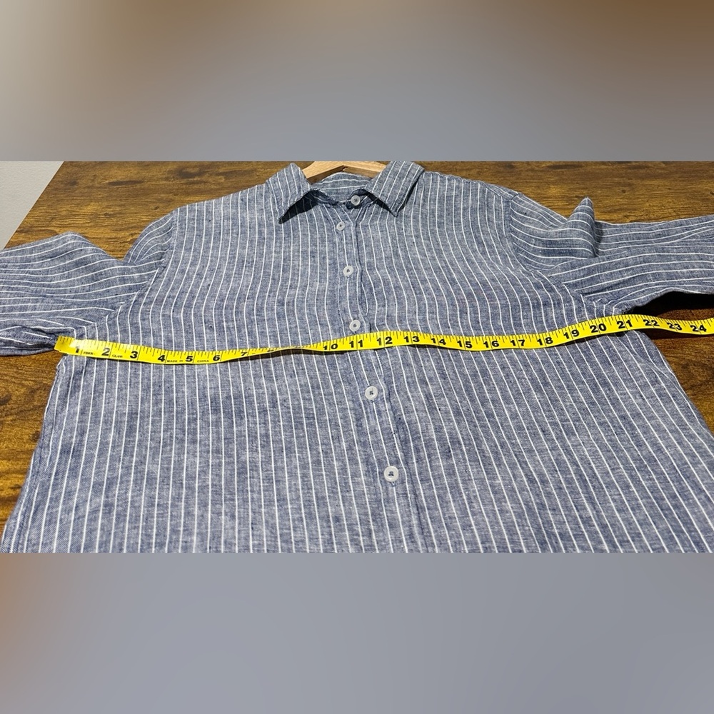 Quince 100% European Linen Long Sleeve Shirt - Picture 9 of 10